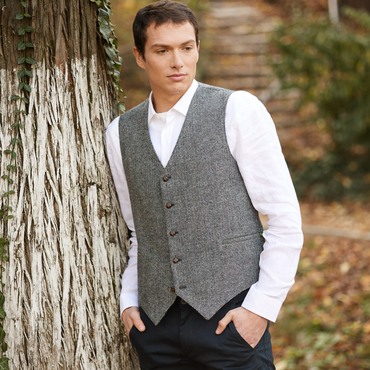 Glen Grey Donegal Fleck Herringbone