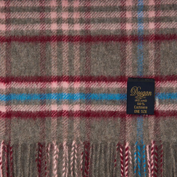 Grey Pink Plaid