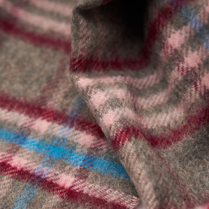 Grey Pink Plaid
