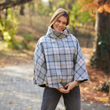 Grey Red Plaid