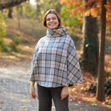 Grey Red Plaid