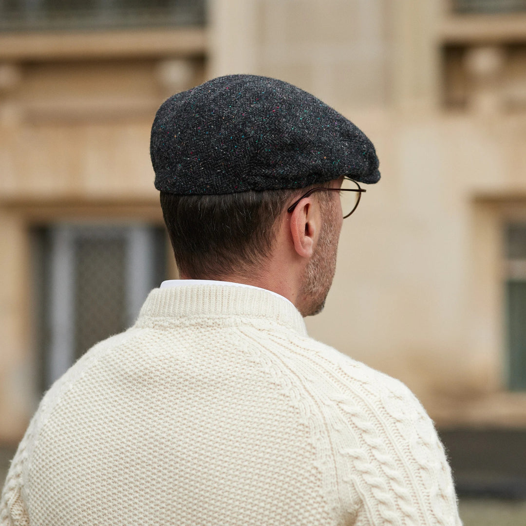 Carrick Charcoal Donegal Fleck Herringbone