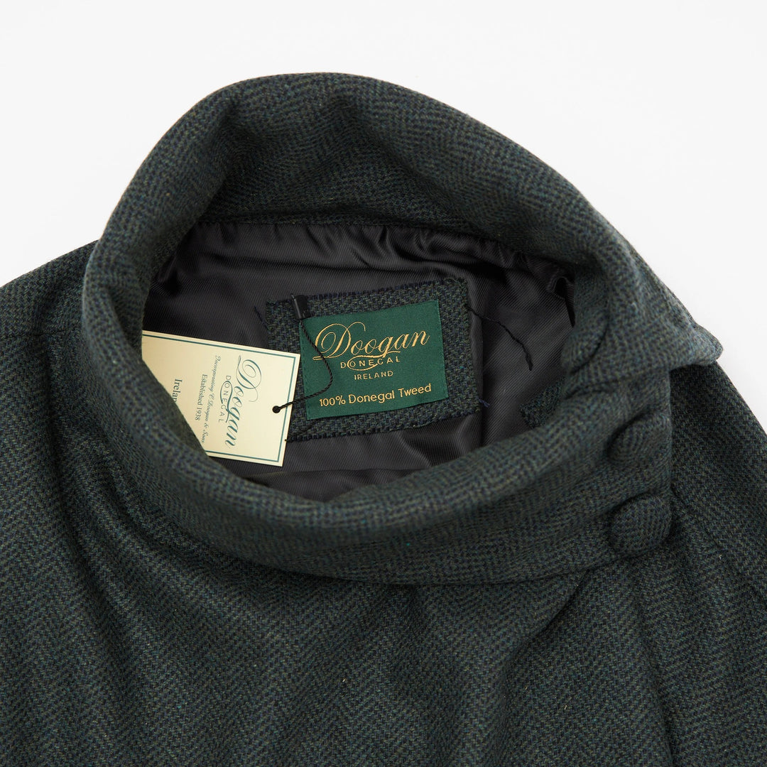 Traditional Green Black Herringbone