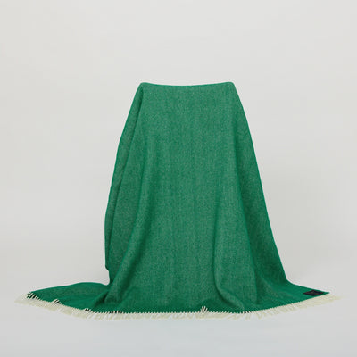 Irish Green Herringbone