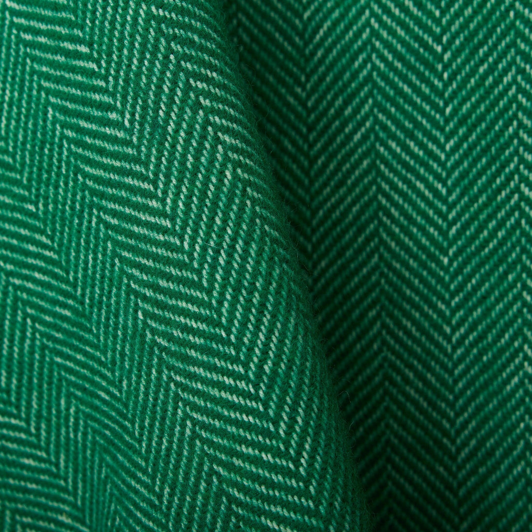 Irish Green Herringbone