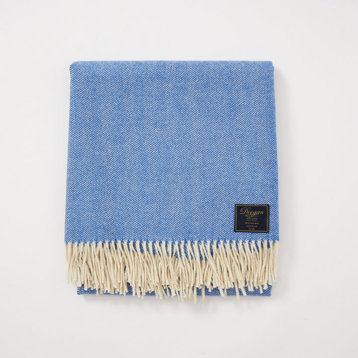 Sky Beige Herringbone