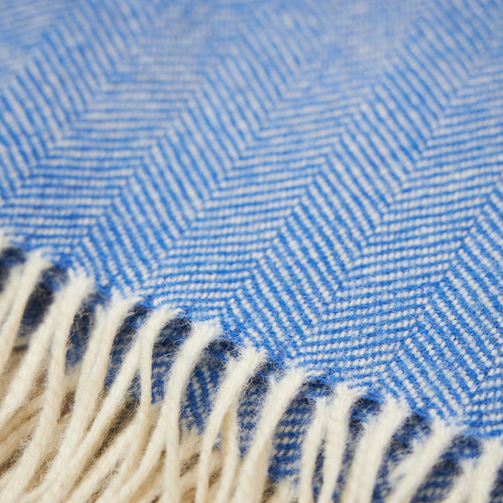 Sky Beige Herringbone