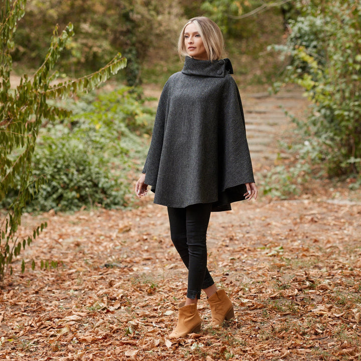 Classic Charcoal Herringbone