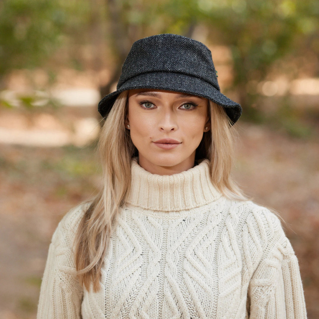 Charcoal Herringbone