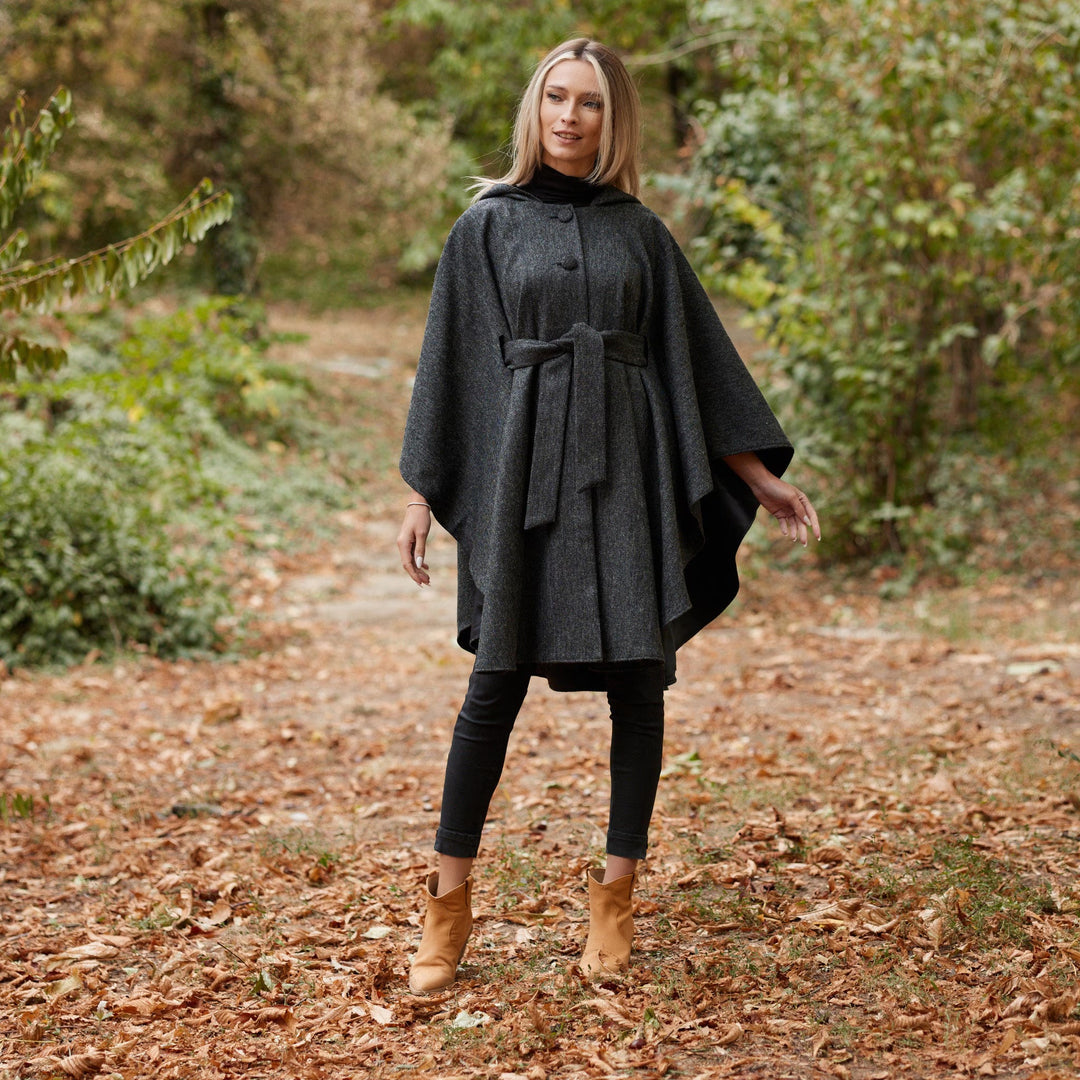 Charcoal Herringbone