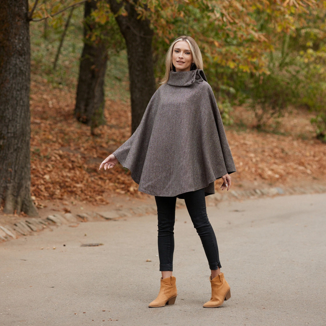 Brown Fleck Herringbone