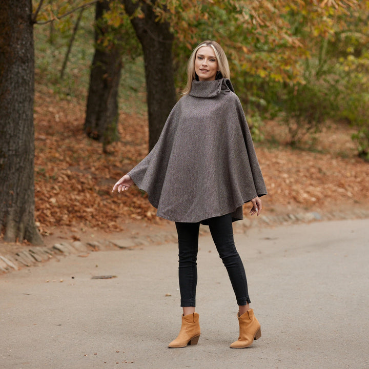 Brown Fleck Herringbone