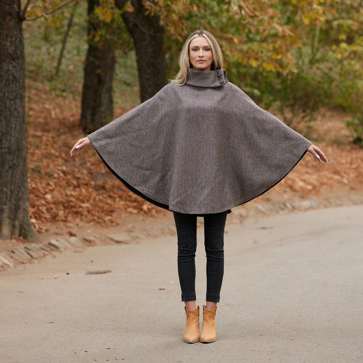 Brown Fleck Herringbone