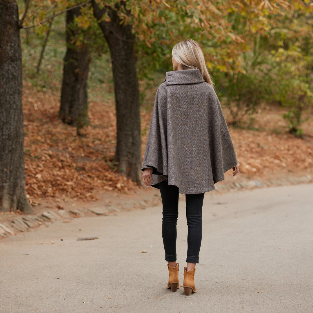 Brown Fleck Herringbone