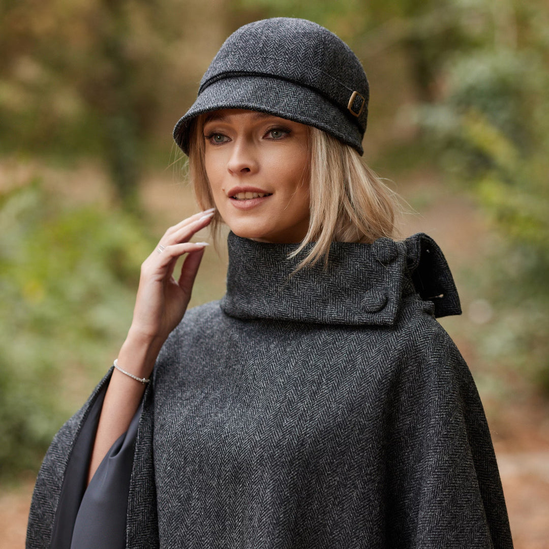 Classic Charcoal Herringbone