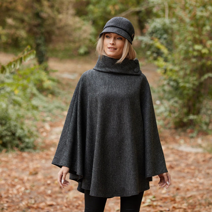 Classic Charcoal Herringbone