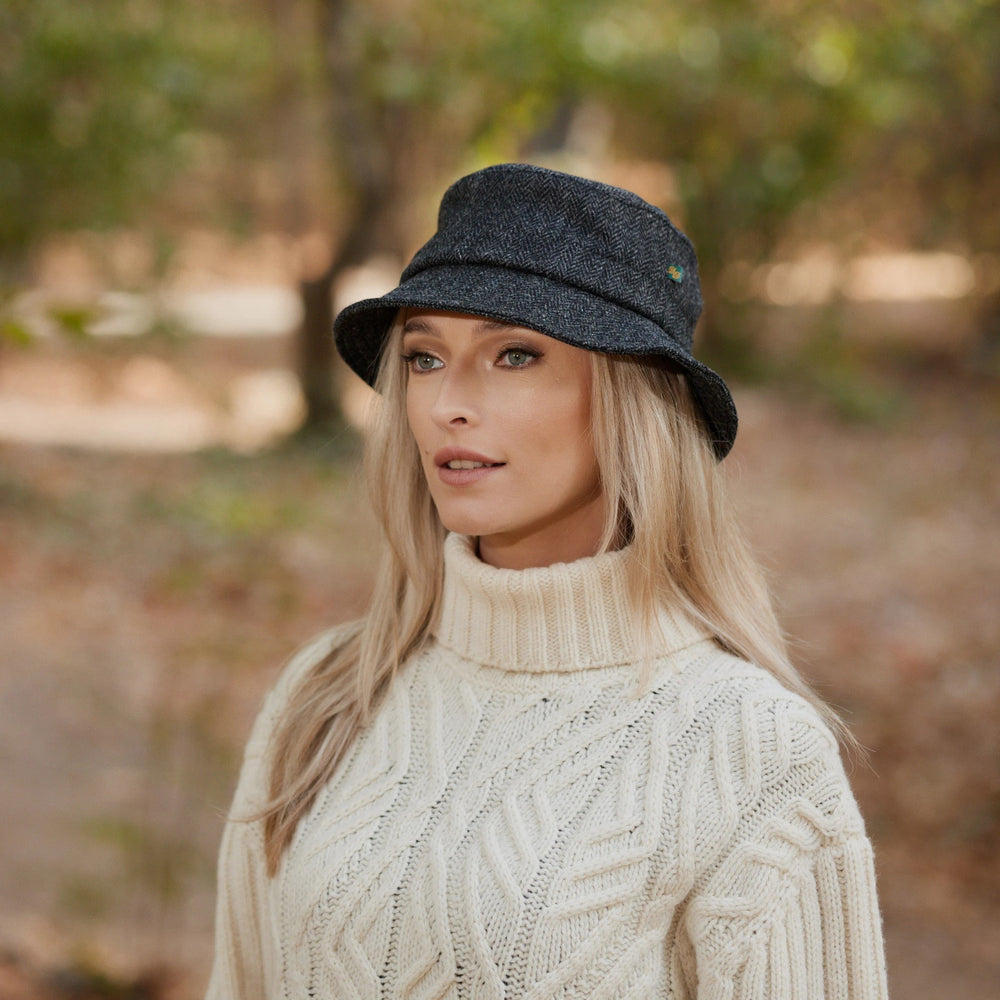 Charcoal Herringbone