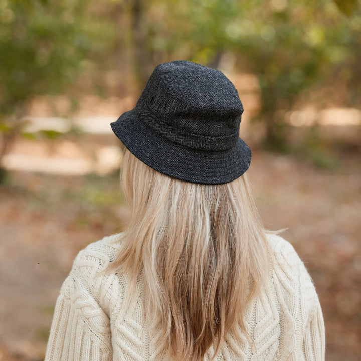 Charcoal Herringbone