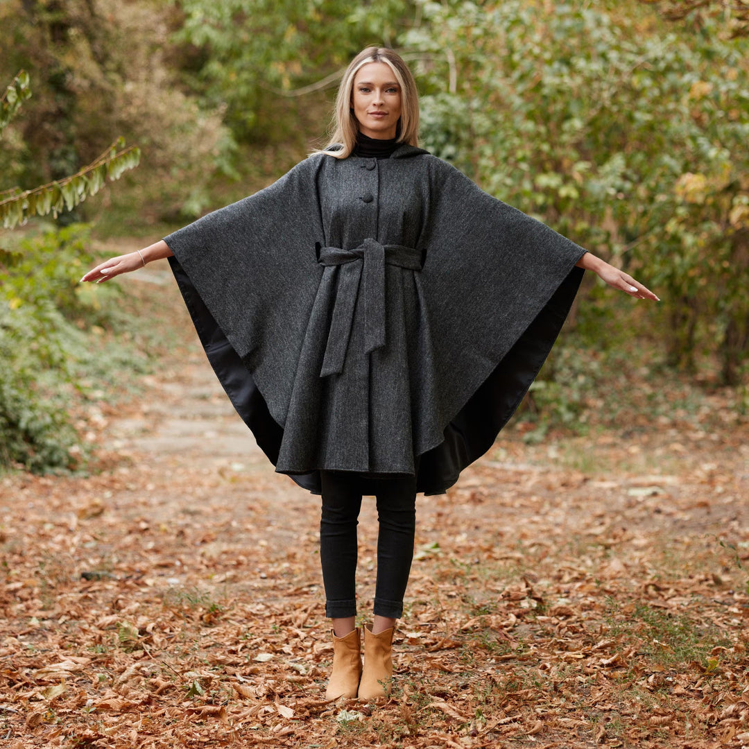 Charcoal Herringbone