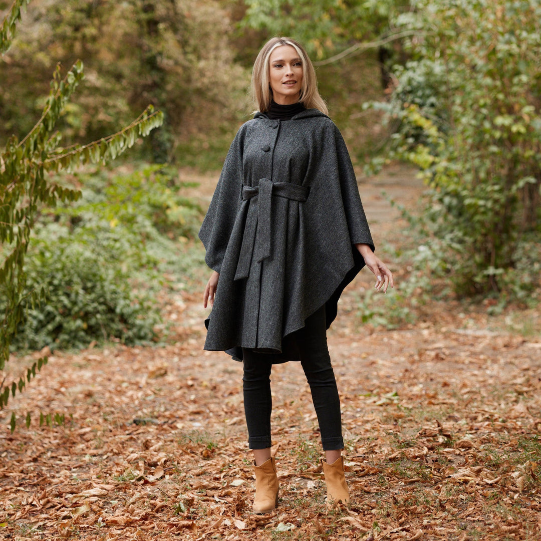 Charcoal Herringbone