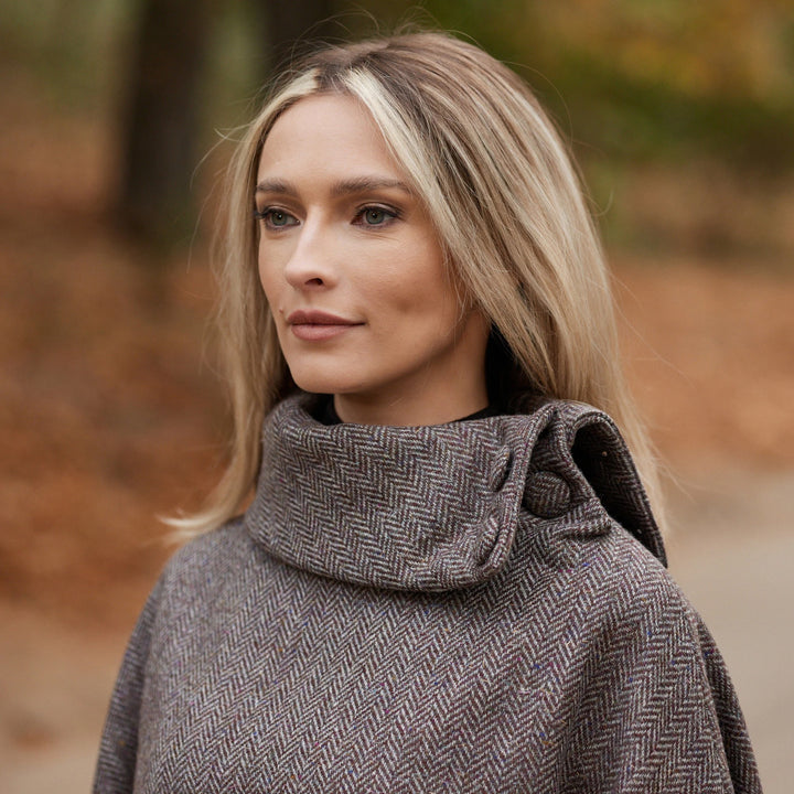 Brown Fleck Herringbone