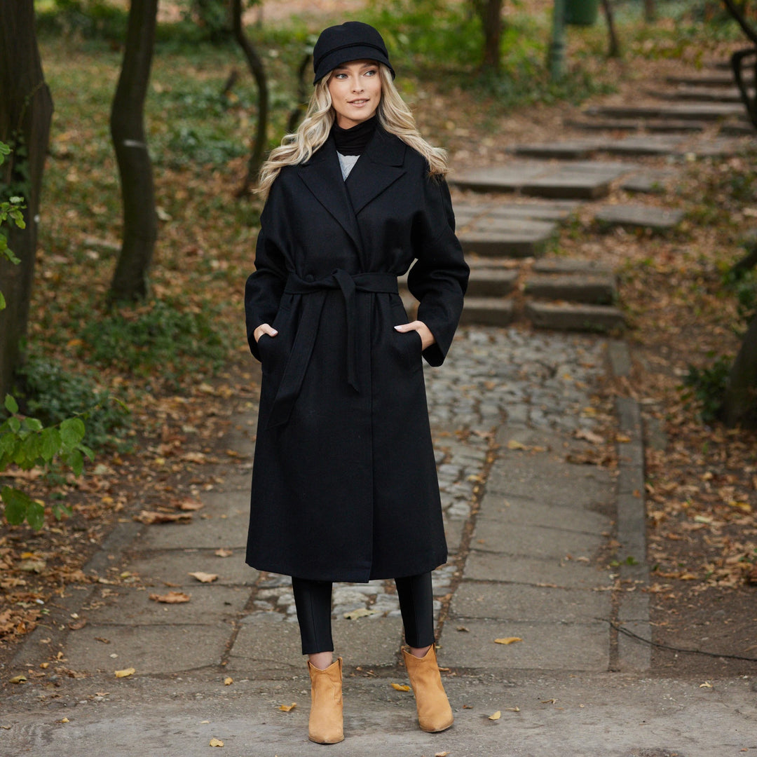 Jet Black Herringbone