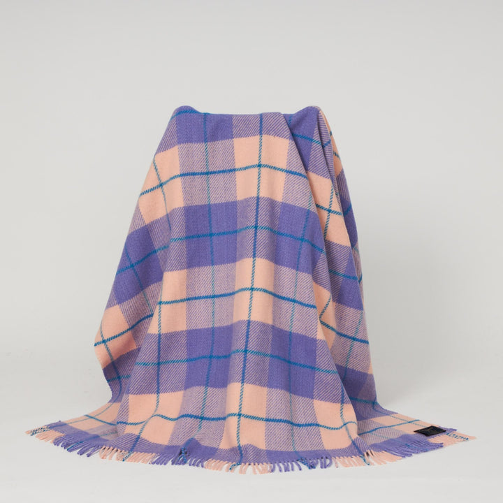 Irish Purple Peach Plaid