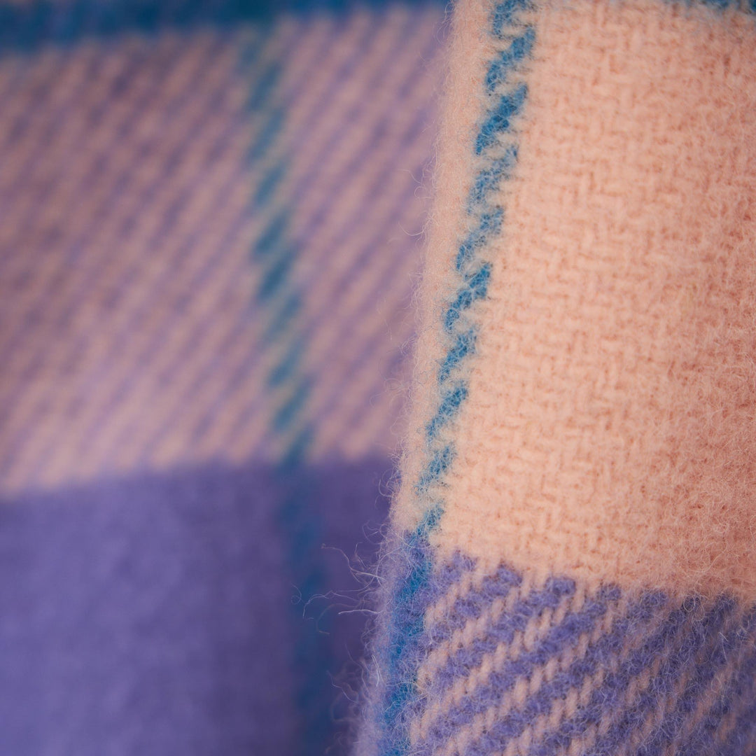 Irish Purple Peach Plaid