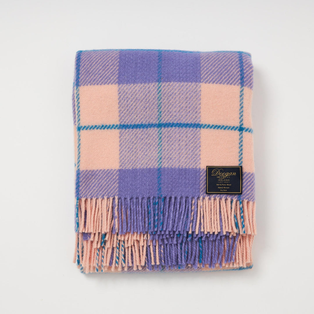 Irish Purple Peach Plaid
