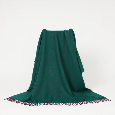 Emerald Purple Herringbone