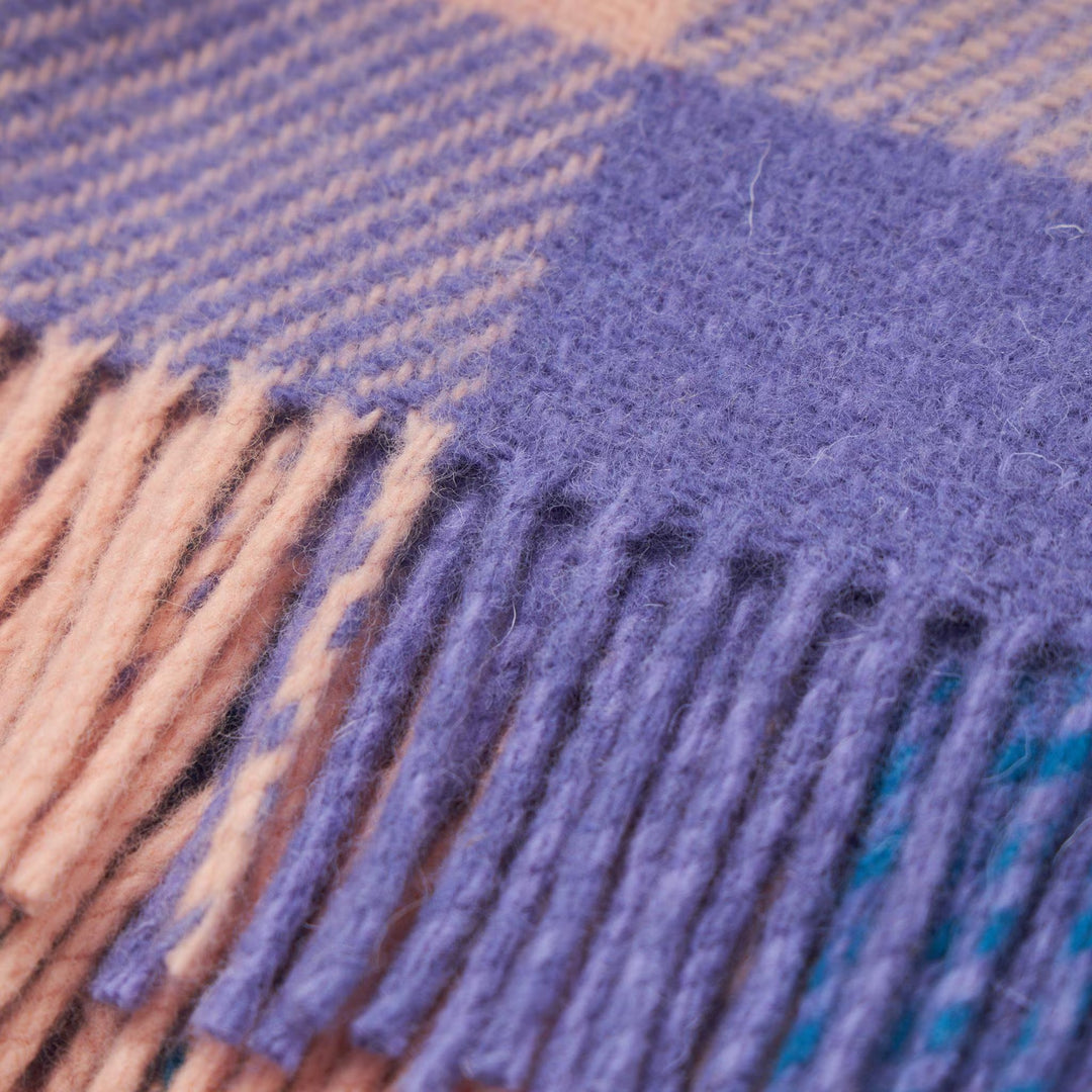 Irish Purple Peach Plaid