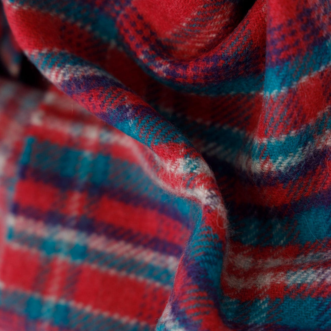Red Turquoise Plaid