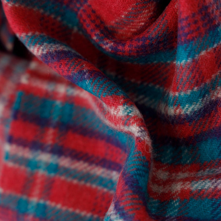 Red Turquoise Plaid