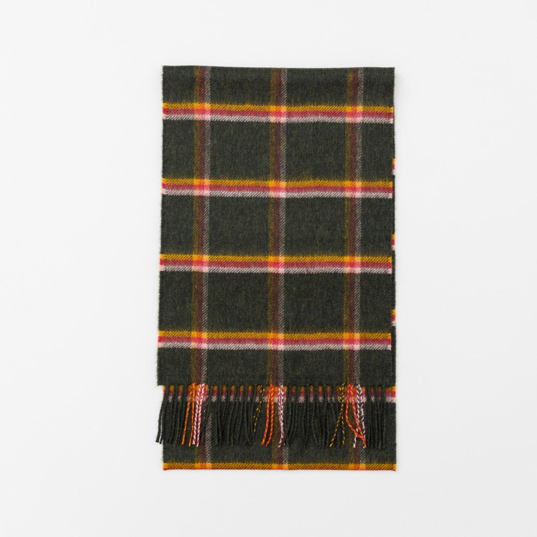 Olive Raspberry Plaid
