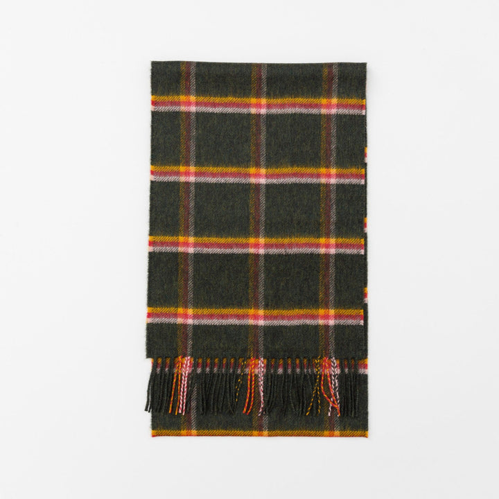 Olive Raspberry Plaid