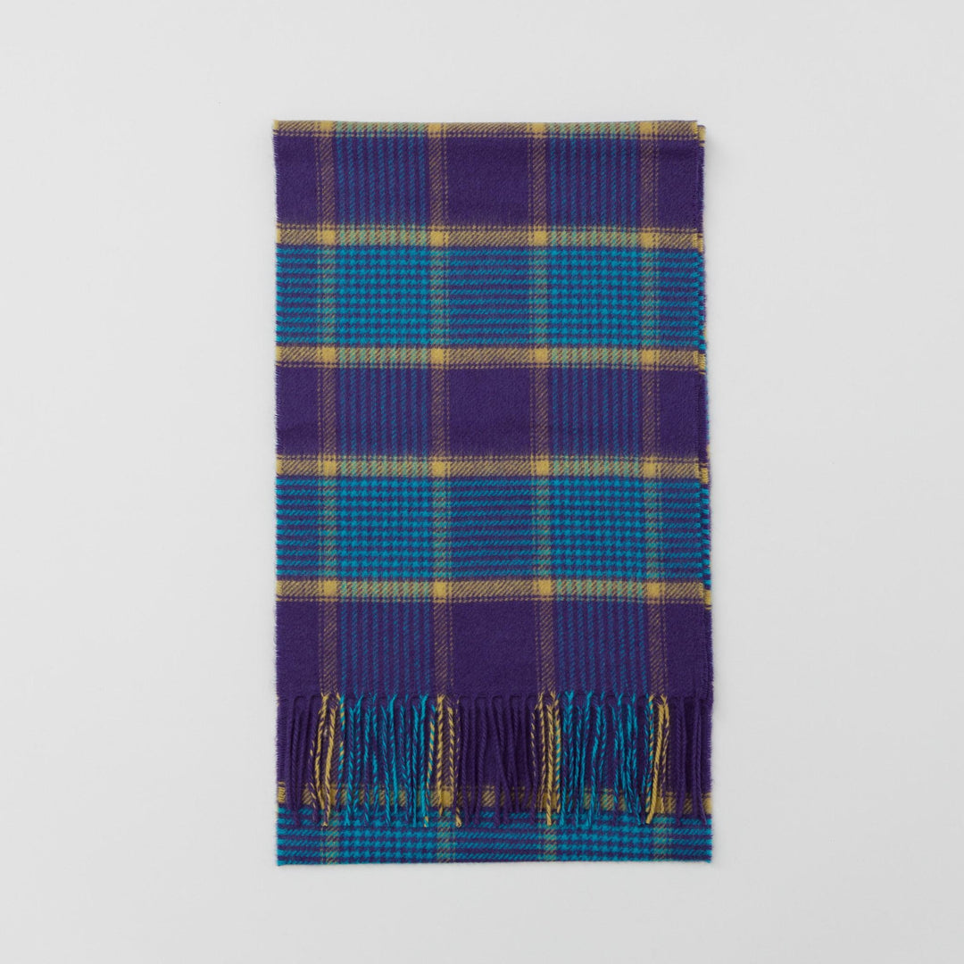 Purple Gold Plaid
