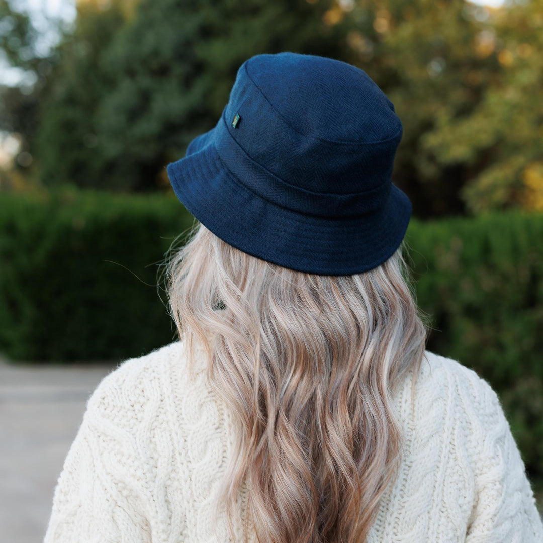 Navy Herringbone