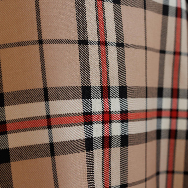 Classic Camel Red Plaid