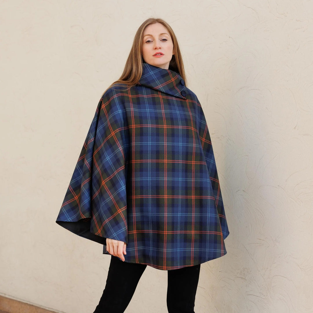 Classic Blue Orange Plaid