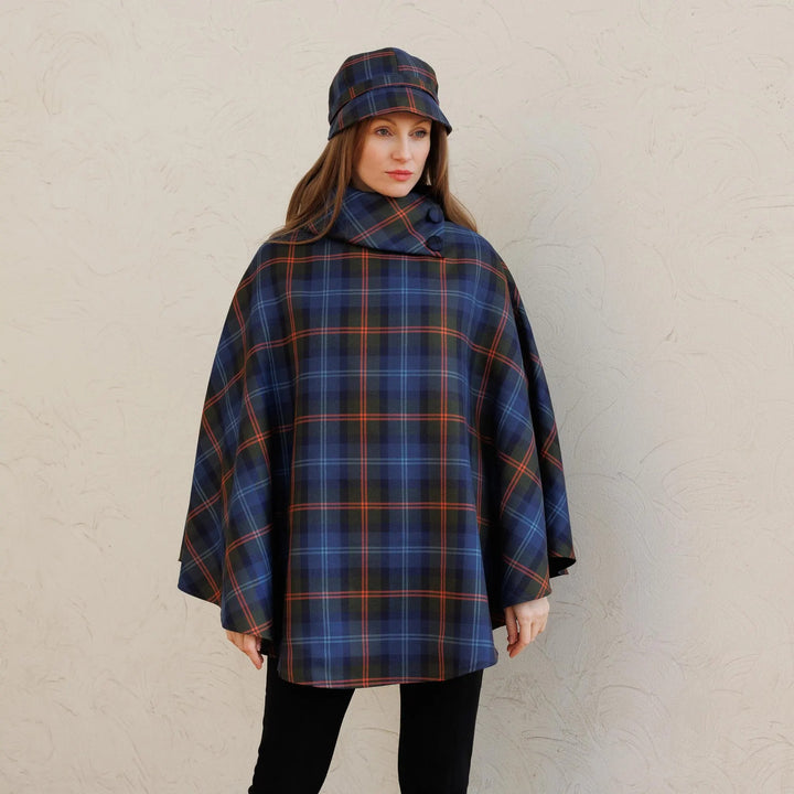 Classic Blue Orange Plaid