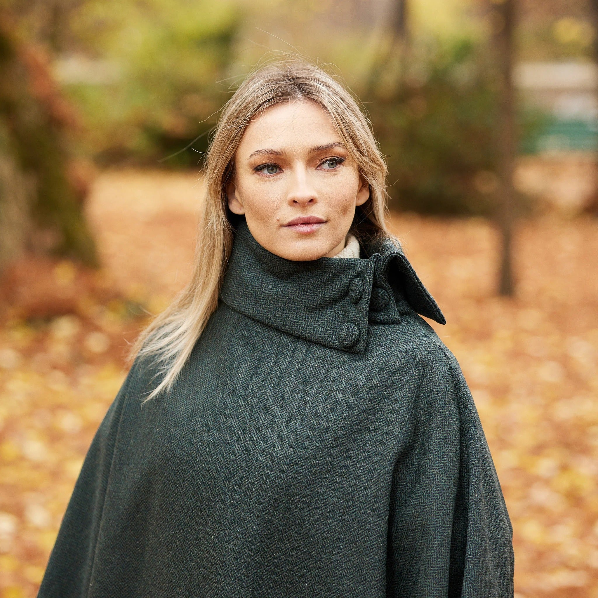 Irish - Donegal Tweed Cape / Poncho - Long – Irish Tweed Store