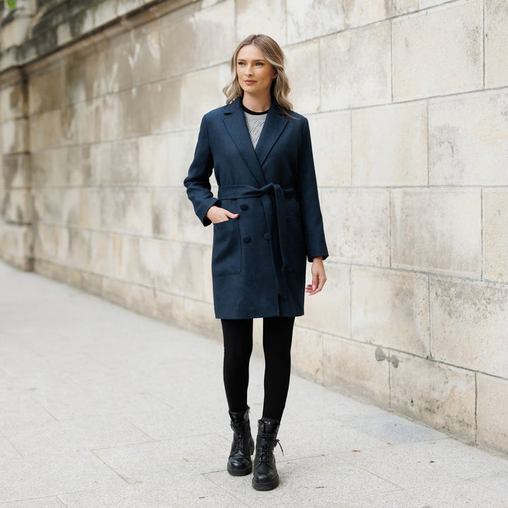 Navy Herringbone