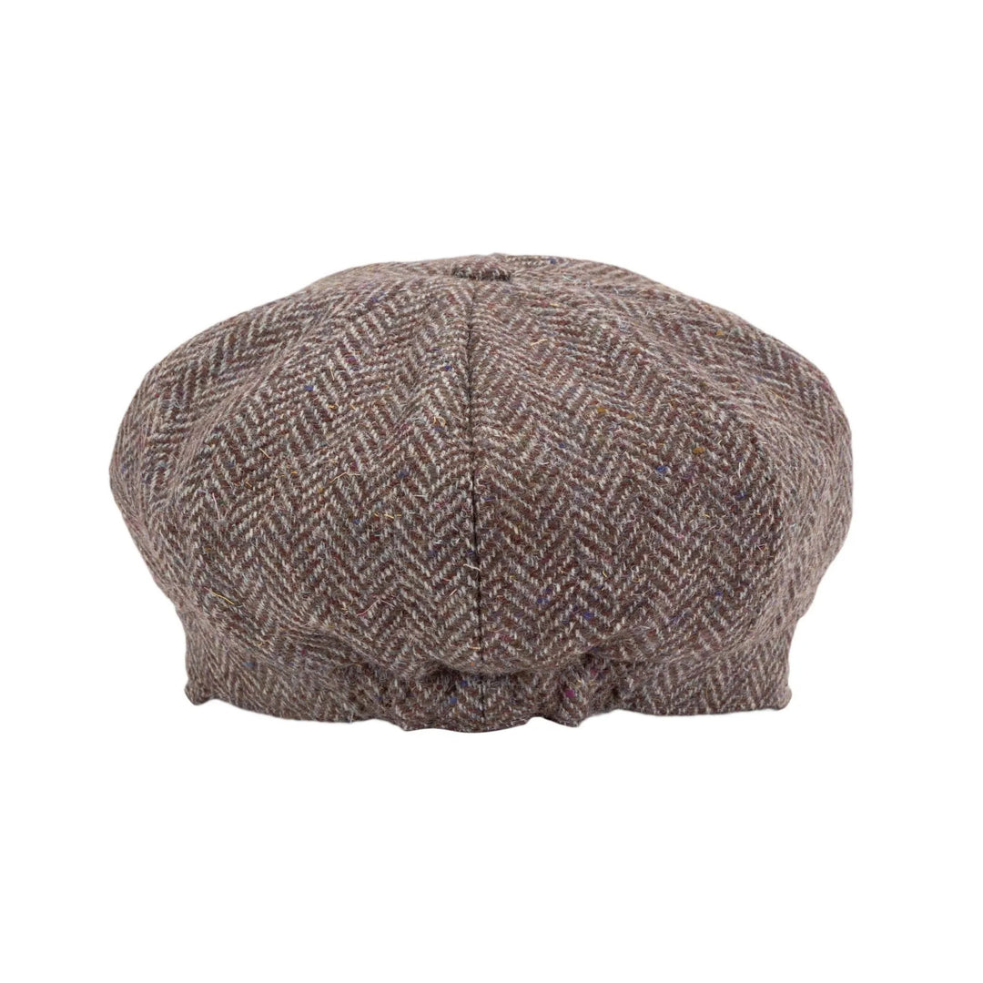 Brown Beige Herringbone