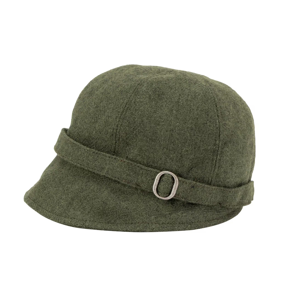 Classic Olive Herringbone