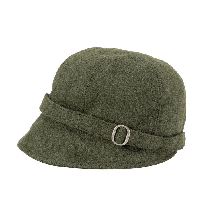 Classic Olive Herringbone