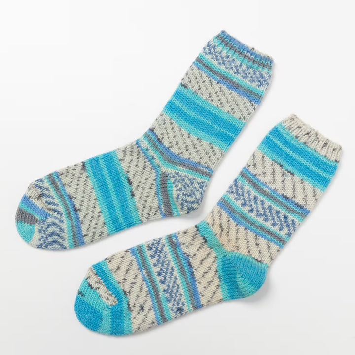 Turquoise / Grey Multi Stripe