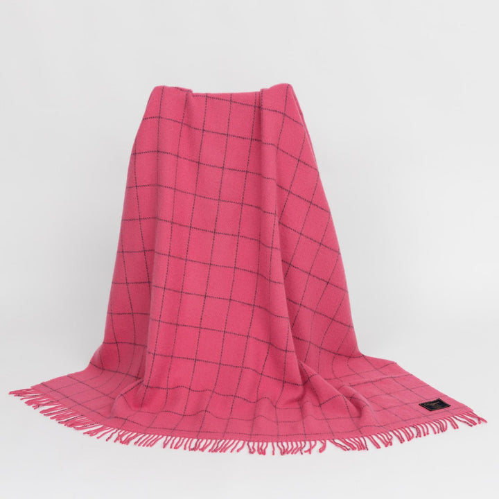 Donegal Pink Navy Plaid