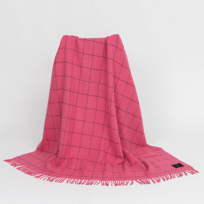 Donegal Pink Navy Plaid