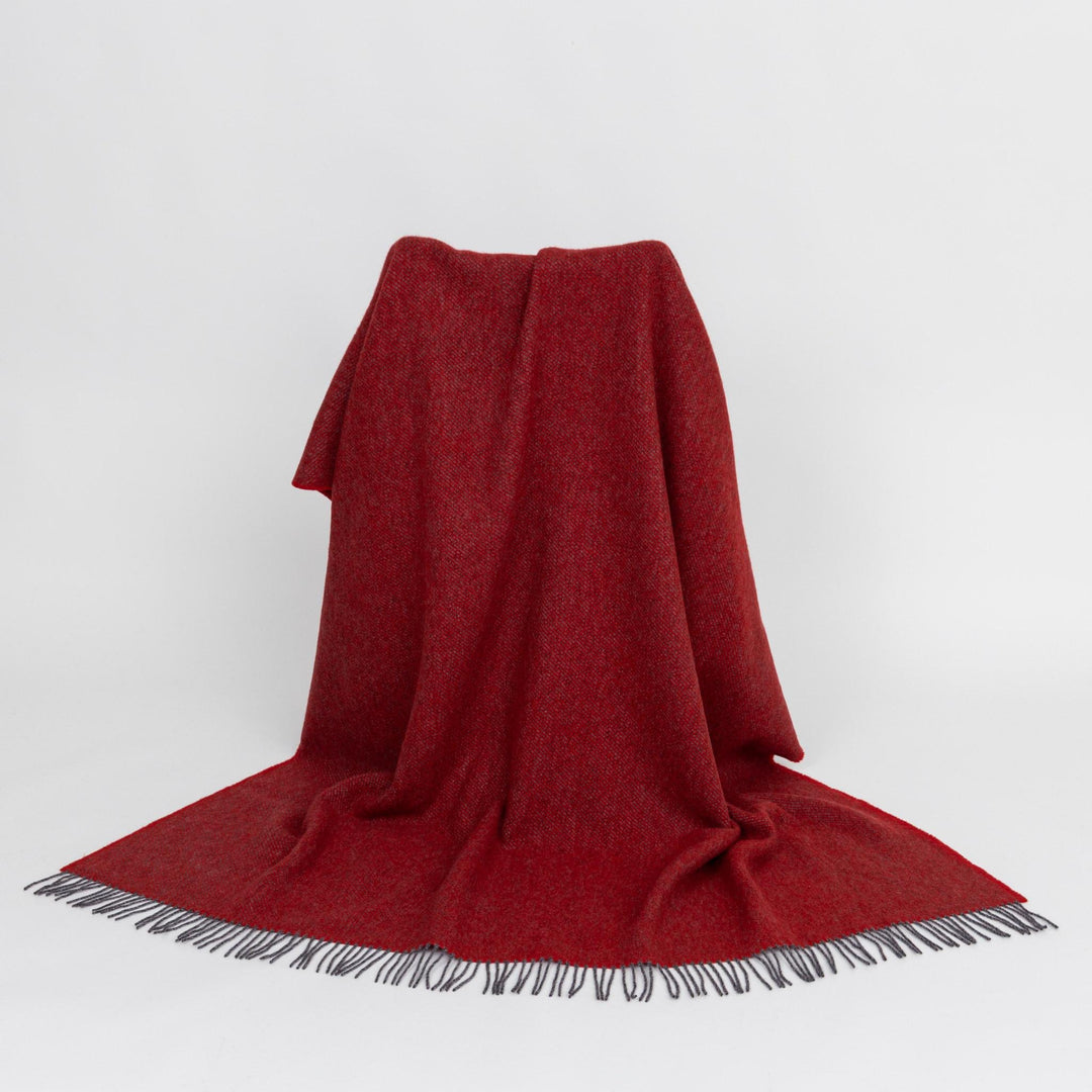 Donegal Festive Red Herringbone