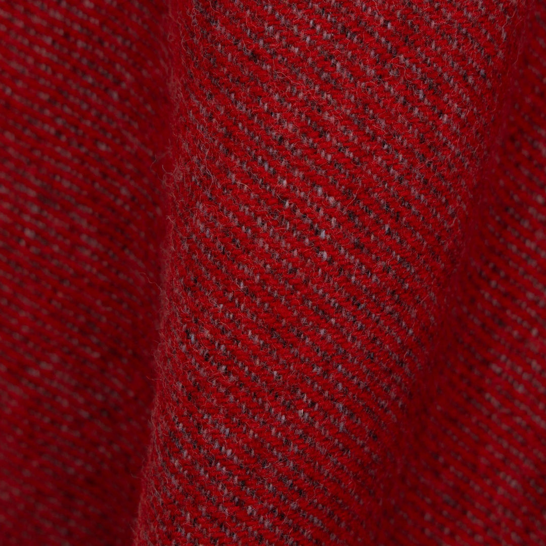 Donegal Festive Red Herringbone